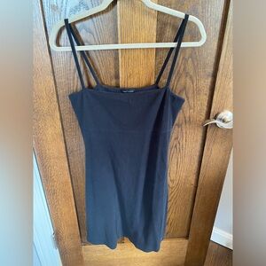 Y2K black mini dress